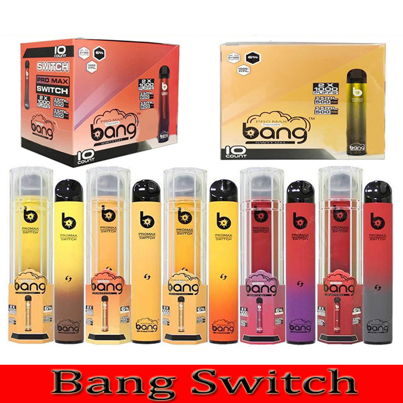 E-cigarettes Bang Pro Max Switch Disposable Vape Pen 2 IN 1 Device 7ml Pods 2000 Puffs XXtra Double Flavs
E-cigarettes Bang Pro Max Switch Disposable Vape Pen 2 IN 1 Device 7ml Pods 2000 Puffs XXtra Double Flavs