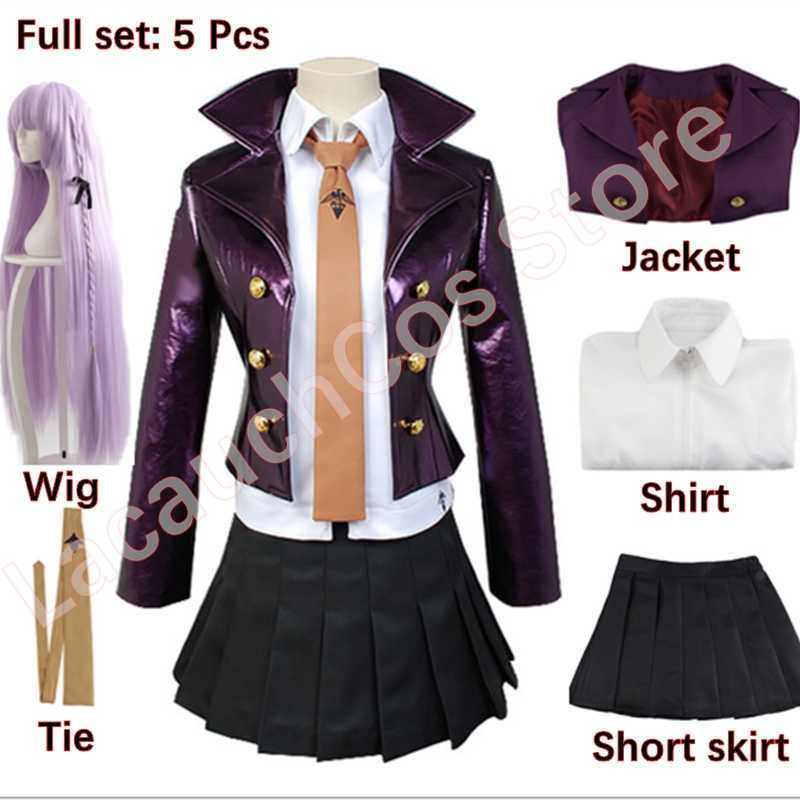 LacauchCos Anime Danganronpa Kyoko Kirigiri Cosplay Costume Dress Set With Women Halloween Wig Short Skirt Jacket Shirt Tie Y0903, Black;red
LacauchCos Anime Danganronpa Kyoko Kirigiri Cosplay Costume Dress Set With Women Halloween Wig Short Skirt Jacket Shirt Tie Y0903, Black;red