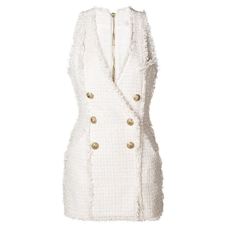 Casual Dresses Sale Women Sexy V-Neck Slim Fit Wrap Pencil Dress Metel Double Breasted Flow Side Party Sleeveless Vest Short Tweed, Black
Casual Dresses Sale Women Sexy V-Neck Slim Fit Wrap Pencil Dress Metel Double Breasted Flow Side Party Sleeveless Vest Short Tweed, Black