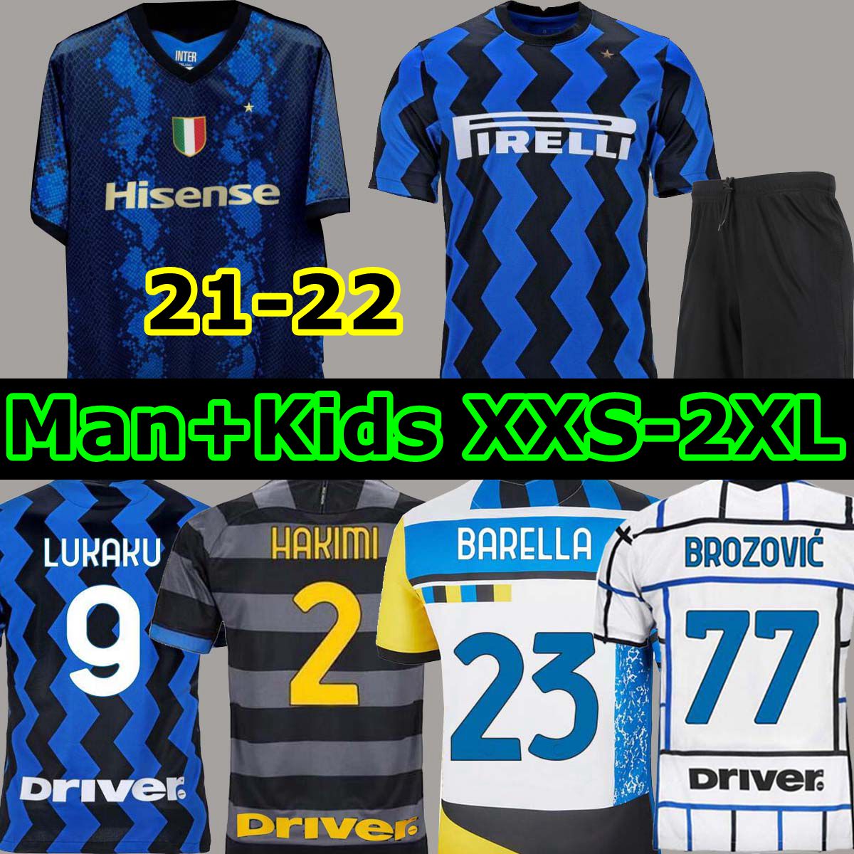 INTER 2021 2022 soccer jersey LUKAKU MILAN VIDAL BARELLA LAUTARO ERIKSEN ALEXIS HAKIMI 20 21 football shirt uniforms men + kids kit 4th fourth, 20-21 home men+patch
INTER 2021 2022 soccer jersey LUKAKU MILAN VIDAL BARELLA LAUTARO ERIKSEN ALEXIS HAKIMI 20 21 football shirt uniforms men + kids kit 4th fourth, 20-21 home men+patch