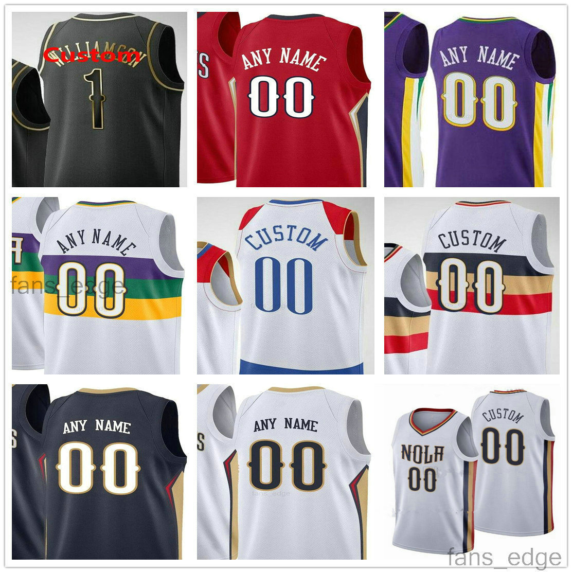 2021 City 75th 2022 Edition Basketball Jerseys Custom Printed Zion 1 Williamson Brandon 14 Ingram Jonas 17 Valanciunas 10 Hayes Men Women Youth Kids Shirt, As picture
2021 City 75th 2022 Edition Basketball Jerseys Custom Printed Zion 1 Williamson Brandon 14 Ingram Jonas 17 Valanciunas 10 Hayes Men Women Youth Kids Shirt, As picture