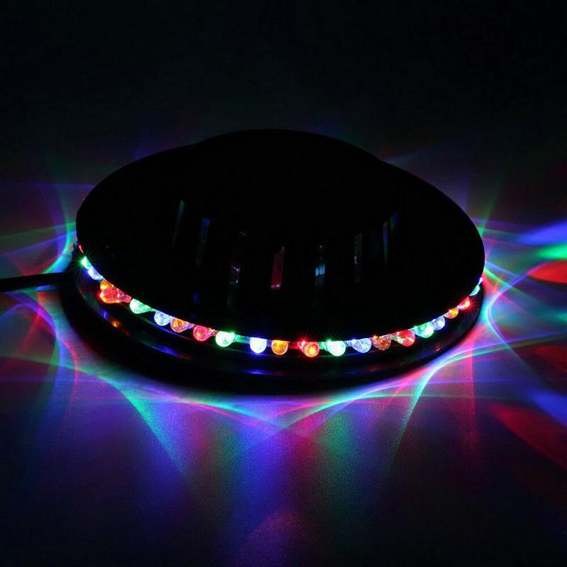 5W 48LEDs LED Laser Lighting RGB Auto Color Changing Rotating Sunflower UFO Stage Light Bar Disco Party DJ Club Music Lights