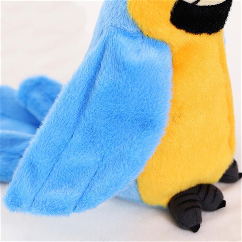 Pet Toy Cute Electric Talking Parrot Soft Toy Talking Record Soft Toy Of Electronic Bird Waving Its Wings Repeatedly