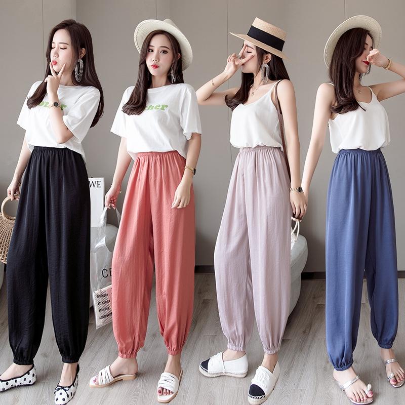 Women's Pants & Capris Large Size Mosquito Candy Color Casual Light Silky Lantern, Black
Women's Pants & Capris Large Size Mosquito Candy Color Casual Light Silky Lantern, Black