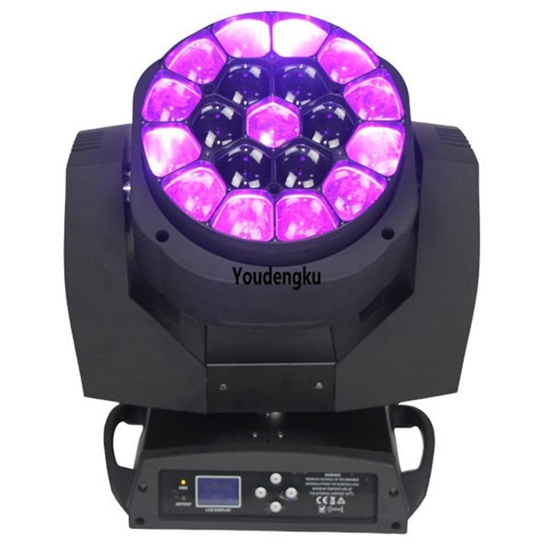 8pcs bright moving head led beam 4 in 1 rgbw 19x15W moving head beam moving wash zoom light