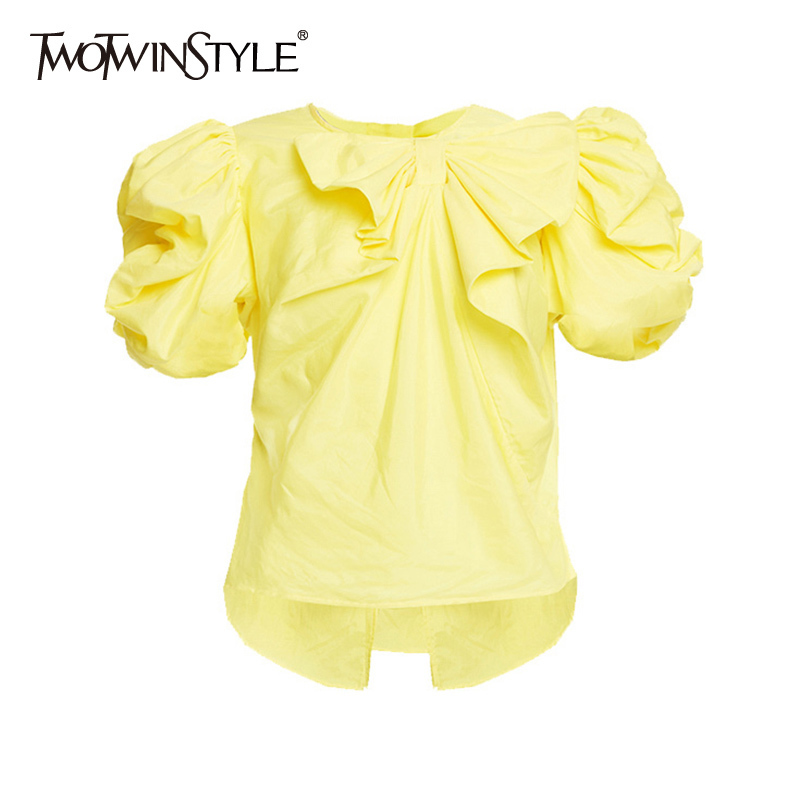 Green Patchwork Bowknot Shirt For Women O Neck Short Sleeve Casual Elegant Blouse Female Fashion Clothing 210524
Green Patchwork Bowknot Shirt For Women O Neck Short Sleeve Casual Elegant Blouse Female Fashion Clothing 210524