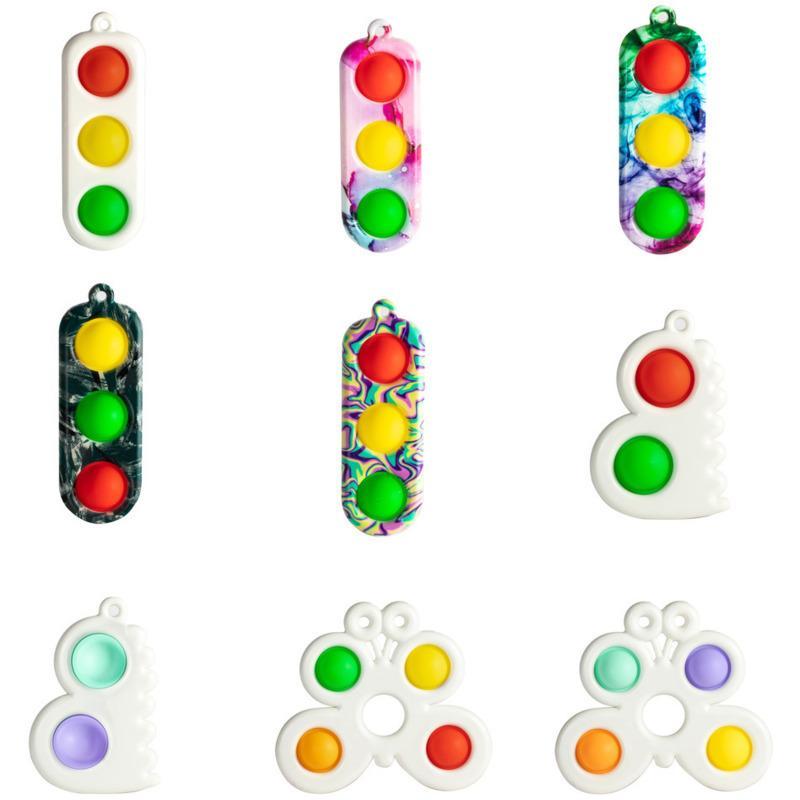 Decompression Simple Dimple Fidget Toy Small Stress Relief Keyring Pendant Push Bubbles Autism Special Needs Adult Kids Toys
Decompression Simple Dimple Fidget Toy Small Stress Relief Keyring Pendant Push Bubbles Autism Special Needs Adult Kids Toys