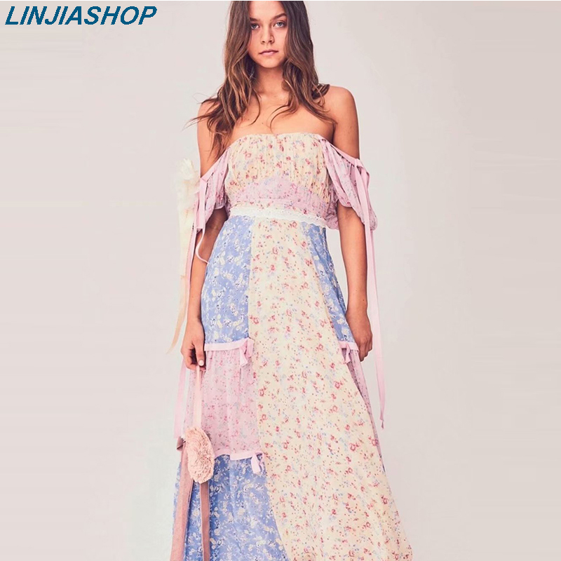 Boho loveshack summer dress square neck ruffles slim high waist silk-like holiday ins bloggers patchwork special interest dress, S93-7365
Boho loveshack summer dress square neck ruffles slim high waist silk-like holiday ins bloggers patchwork special interest dress, S93-7365