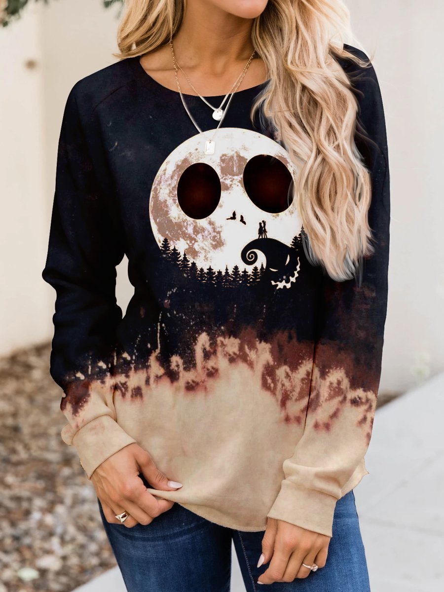 Ladies Top T-shirt Skull Print Basic Style Harajuku Summer Casual Street Round Neck Short Sleeve Comfortable Clothing, White
Ladies Top T-shirt Skull Print Basic Style Harajuku Summer Casual Street Round Neck Short Sleeve Comfortable Clothing, White