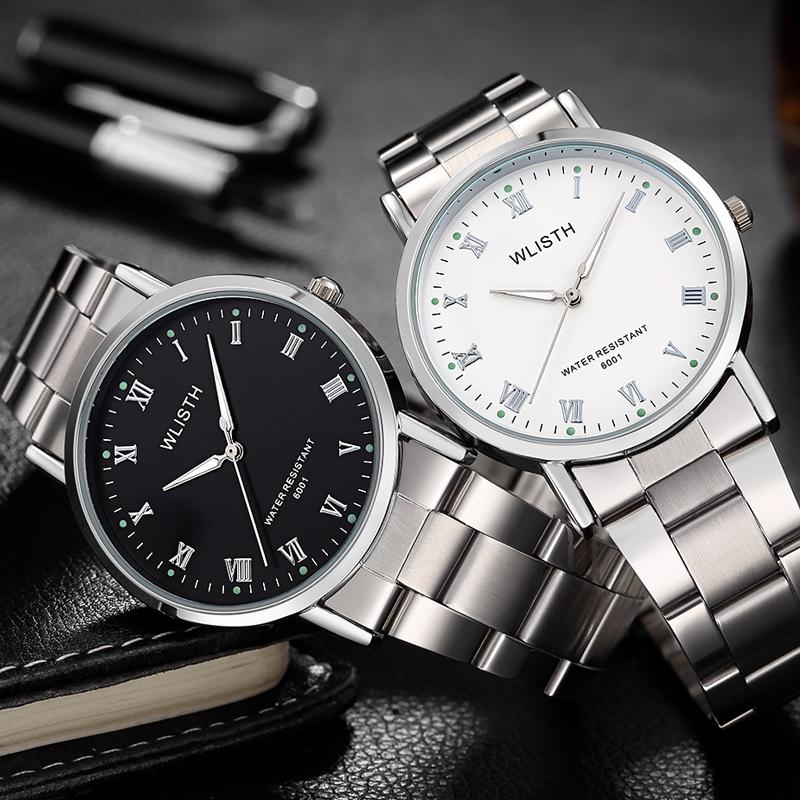 Wristwatches WLISTH Men's Watch White Black All Steel Leather Luminous Waterproof Quartz Top Brand Fashion Casual Wrist, Wl18-3
Wristwatches WLISTH Men's Watch White Black All Steel Leather Luminous Waterproof Quartz Top Brand Fashion Casual Wrist, Wl18-3