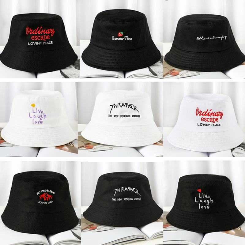 Taobao Sales Internet Famous Fisherman Girls Summer Protection Hat Sun Japanese Style All-Matching Leisure Basin Street, Mz170 curved smiley face-black
Taobao Sales Internet Famous Fisherman Girls Summer Protection Hat Sun Japanese Style All-Matching Leisure Basin Street, Mz170 curved smiley face-black