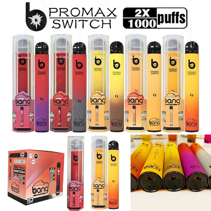 TOP Quality Bang Pro Max Switch 2 IN 1 E Cigarette Device Disposable Vape Pen 7ml Pods 2000 Puffs XXtra Vapor Kit VS Puff Double
TOP Quality Bang Pro Max Switch 2 IN 1 E Cigarette Device Disposable Vape Pen 7ml Pods 2000 Puffs XXtra Vapor Kit VS Puff Double