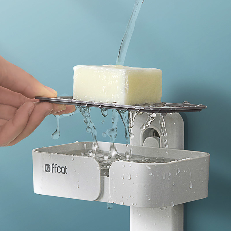 Drainage Soap Holder Convex Portable Dishes Hand Sanitizer For Bathroom Storage Box Home Accessories 210423