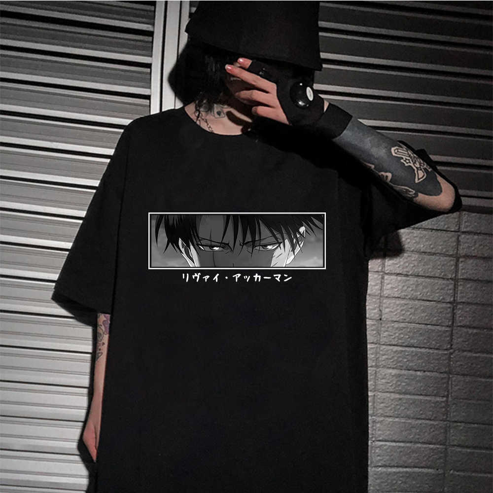 Anime Attack on Titan Eyes Men/Women T-shirt Women O Neck Harajuku Manga Tops Tee Streetswear T-shirt X0621, Black
Anime Attack on Titan Eyes Men/Women T-shirt Women O Neck Harajuku Manga Tops Tee Streetswear T-shirt X0621, Black