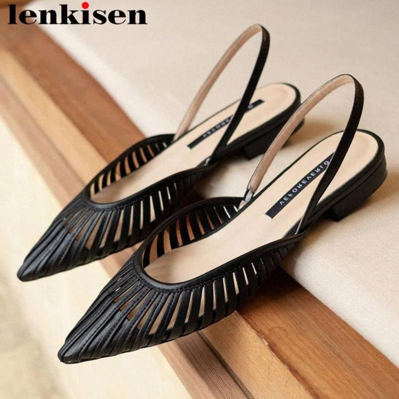 Lenkisen art designer pretty girls low heels slip on women sandals pointed toe full grain leather dating dairy casual shoes L36 H5p8#, Apricot
Lenkisen art designer pretty girls low heels slip on women sandals pointed toe full grain leather dating dairy casual shoes L36 H5p8#, Apricot