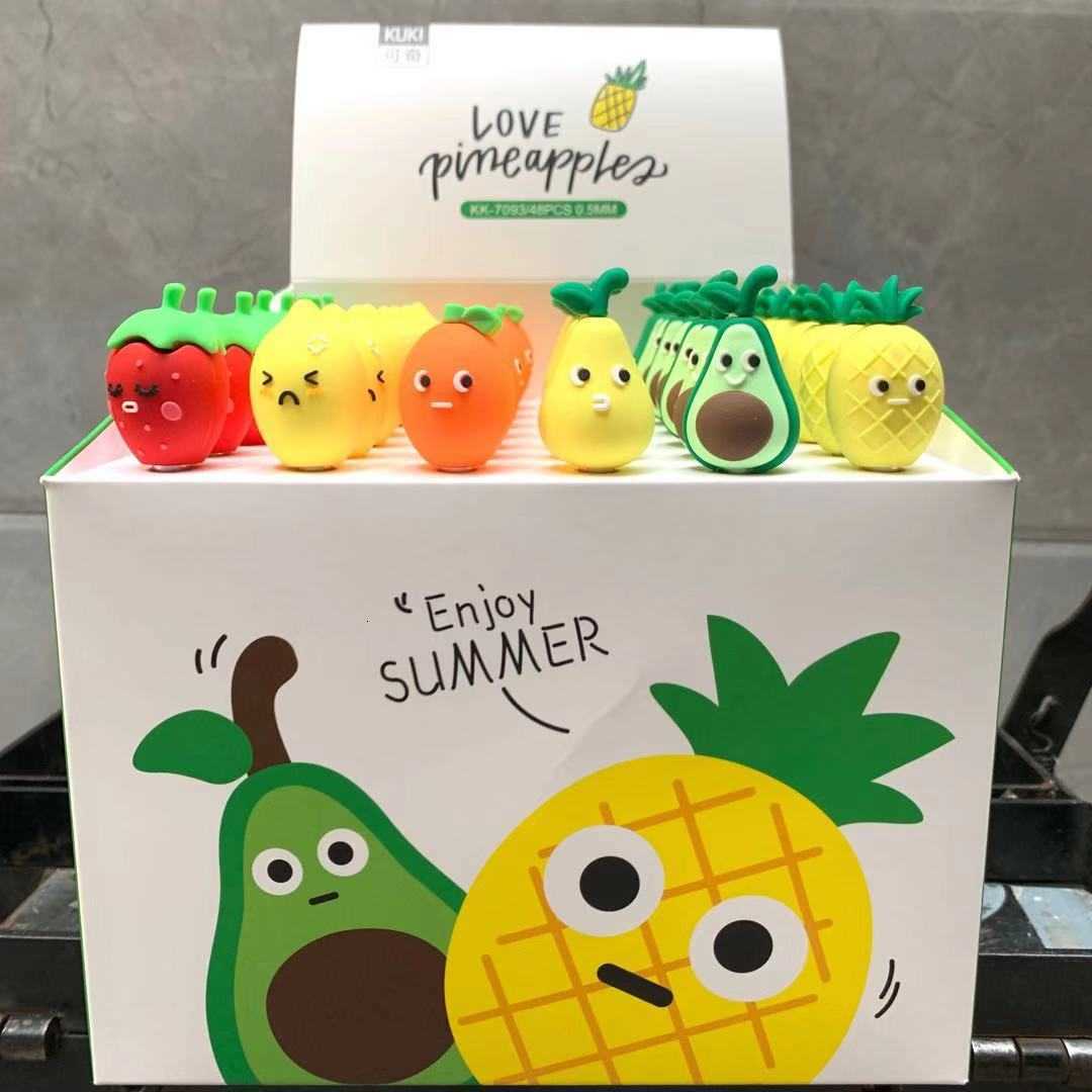 Kk-7093 Keqi Sile Avocado Strawberry Pineapple Fruit Platter Neutral Pen Cute Exprsion Cartoon Water
Kk-7093 Keqi Sile Avocado Strawberry Pineapple Fruit Platter Neutral Pen Cute Exprsion Cartoon Water