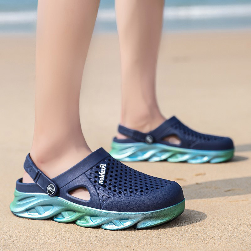 Top Selling Men Womens Trainer Sports Size Cross-border Summer Slippers Thick-soled Beach Shoes Couple Hole Shoe Outdoor Baotou Sandals Code:25LL-7790, 52655
Top Selling Men Womens Trainer Sports Size Cross-border Summer Slippers Thick-soled Beach Shoes Couple Hole Shoe Outdoor Baotou Sandals Code:25LL-7790, 52655