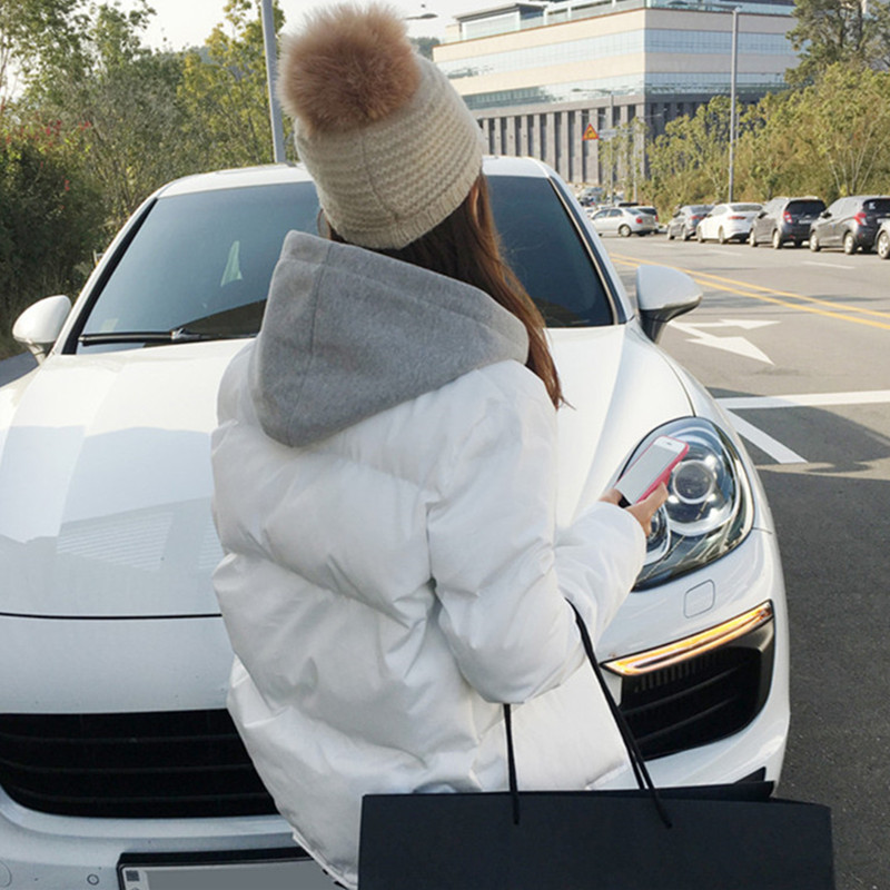 Winter Coat Women OL Formal Plus Size Loose Casual Solid Bread Clothes Warm Cotton Padded Jacket Outwear Parkas 210421