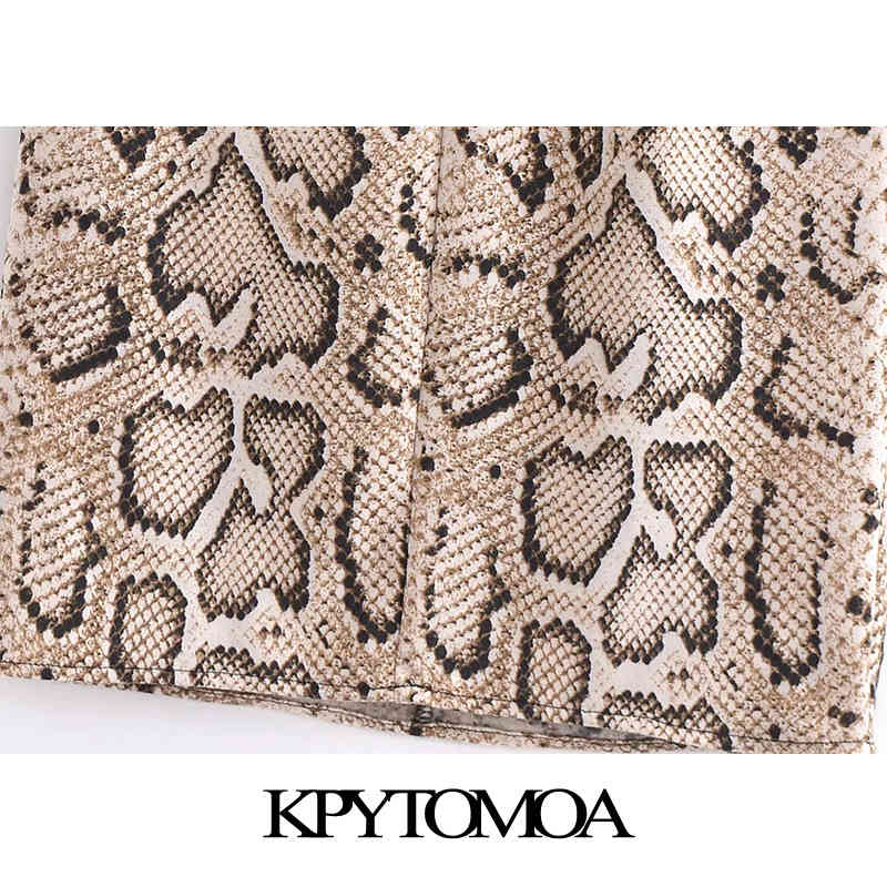 Women Sexy Fashion Snake Print Midi Dress Backless Zipper Thin Straps Female Dresses Vestidos Mujer 210420