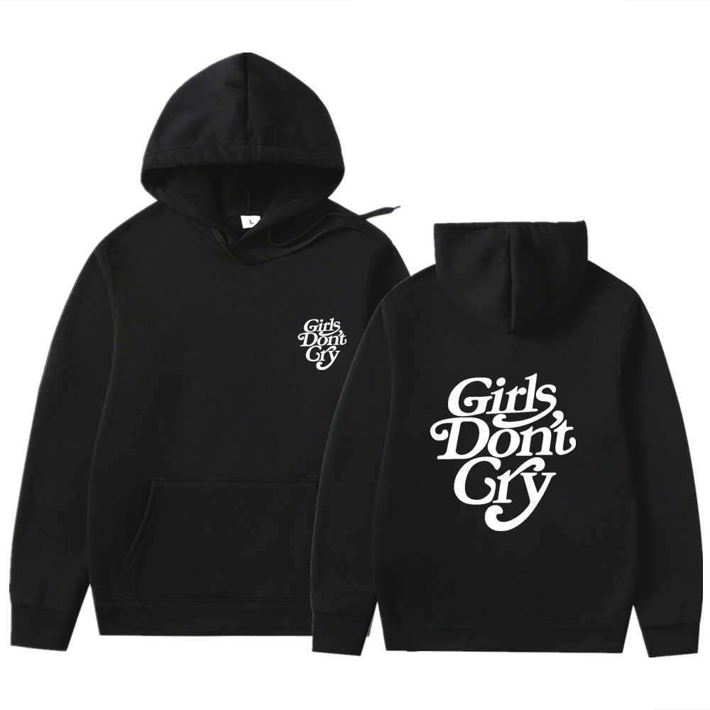 Street Fashion Girls Don't Cry Men Hoodies Sweatshirts Harajuku Sweatshirt Autumn Winter Oversized Hoody Teen Couple Clothing H0910