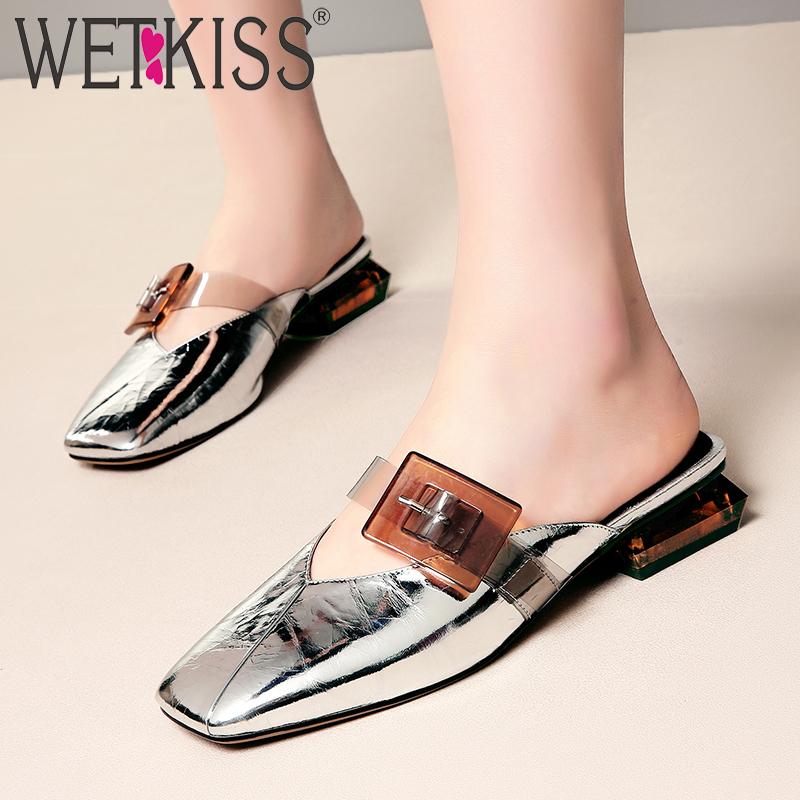Slippers WETKISS 2021 Slides Shoes Women Transparent Pvc Summer Strange Style Female Buckle Cow Leather Mules, Black
Slippers WETKISS 2021 Slides Shoes Women Transparent Pvc Summer Strange Style Female Buckle Cow Leather Mules, Black