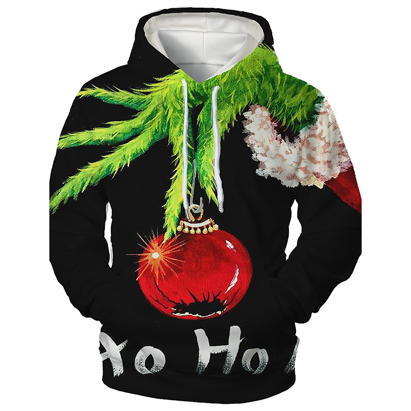 Christmas Santa Embroidered Hoodie Visual Impact Party Top Punk Gothic Round Neck High Quality Sweater Hoodie, Black
Christmas Santa Embroidered Hoodie Visual Impact Party Top Punk Gothic Round Neck High Quality Sweater Hoodie, Black
