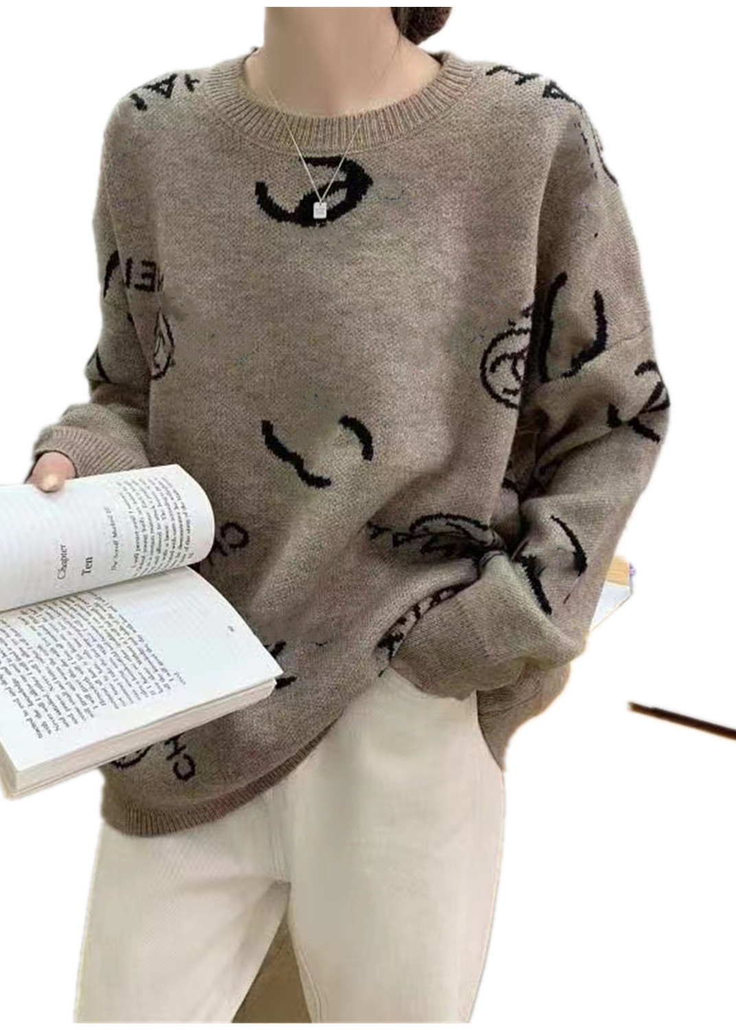 Women' Pullover Sweater knitting fashion slim foreign style
Women' Pullover Sweater knitting fashion slim foreign style