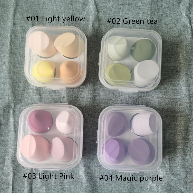 4 Pack Premium Makeup Sponge Egg, Latex-Free Makeup Puff Beauty Foundation Blend Sponge, Wet and Dry Multifunctional Professional Makeup Tools
4 Pack Premium Makeup Sponge Egg, Latex-Free Makeup Puff Beauty Foundation Blend Sponge, Wet and Dry Multifunctional Professional Makeup Tools