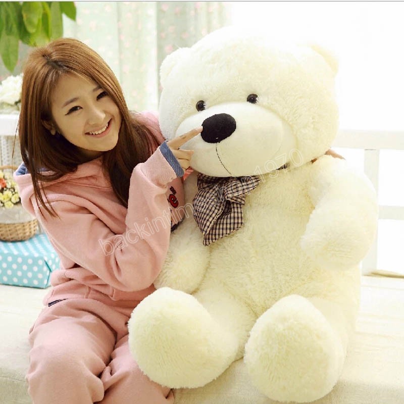80cm Stuffed Teddy Bear Plush Toy Big Embrace Bear Doll Lovers/Christmas Gifts Birthday gift