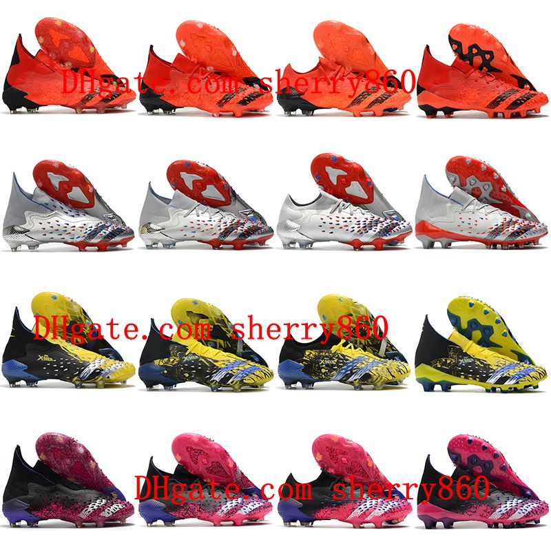 2021 mens soccer shoes PREDATOR FREAK + FG AG .1 LOW High Ankle Cleats Meteorite Pack Football Boots Size 39-45, As picture 11
2021 mens soccer shoes PREDATOR FREAK + FG AG .1 LOW High Ankle Cleats Meteorite Pack Football Boots Size 39-45, As picture 11