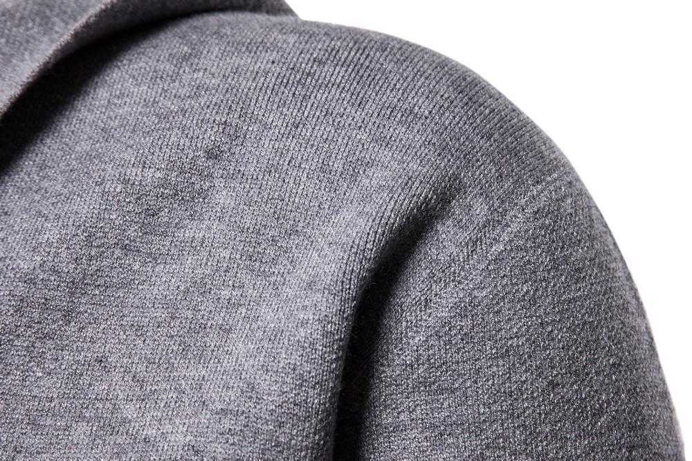 Sweater Men Solid Pullovers Casual Hooded Sweater Autumn Winter Warm Femme Men Clothes Slim Fit Jump 210818