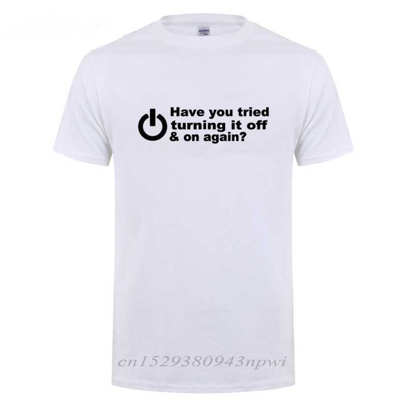 Have You Tried Turning It Off And On Again T-Shirt Funny Birthday Present For Man Dad Father Geek Nerd Programmer Hacker T Shirt 210629, Black
Have You Tried Turning It Off And On Again T-Shirt Funny Birthday Present For Man Dad Father Geek Nerd Programmer Hacker T Shirt 210629, Black