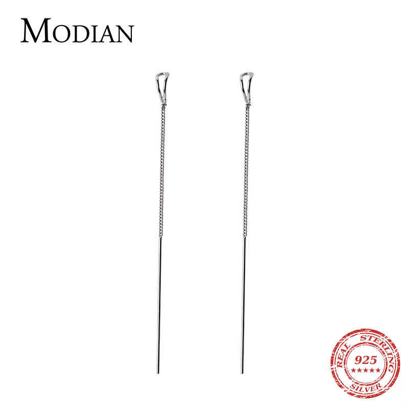 Modern Minimalist Simple Charm Long Chain Drop Earrings for Women Girls 925 Sterling Silver Dangle Earring Korean Style Jewelry 210707
Modern Minimalist Simple Charm Long Chain Drop Earrings for Women Girls 925 Sterling Silver Dangle Earring Korean Style Jewelry 210707