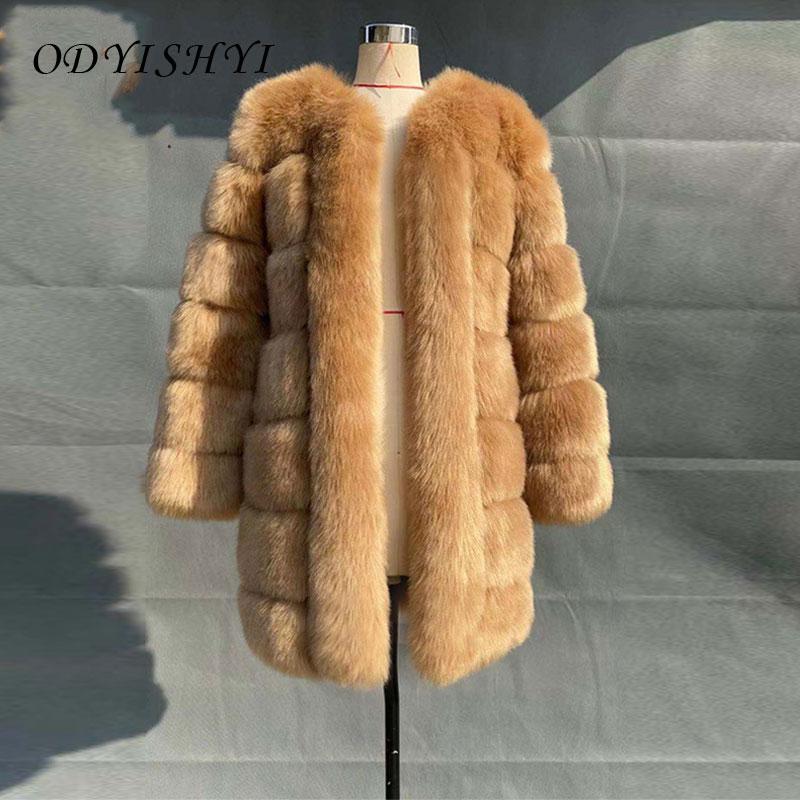 Women's Fur & Faux High Quality Jacket Thick Winter Women Parkas Imitation Coat Female Mid Long Overcoat Warm DH87, Black
Women's Fur & Faux High Quality Jacket Thick Winter Women Parkas Imitation Coat Female Mid Long Overcoat Warm DH87, Black