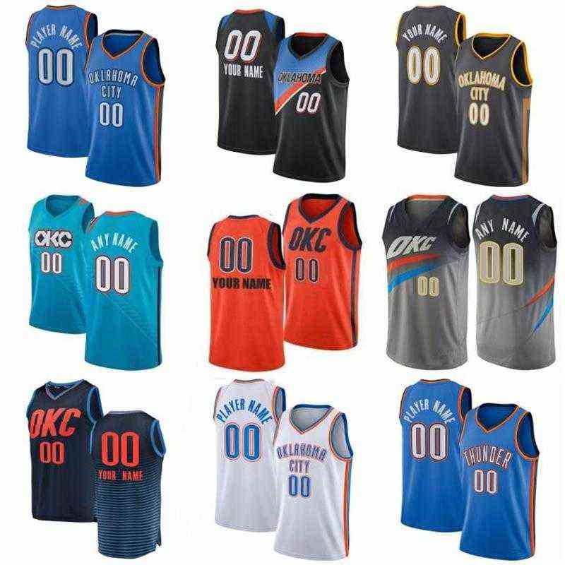 OKC Thunders Custom Shai 2 Gilgeous-Alexander Basketball Jerseys Josh Giddey Josh City 17 Pokusevski Darius Luguentz Dort Russell 0
OKC Thunders Custom Shai 2 Gilgeous-Alexander Basketball Jerseys Josh Giddey Josh City 17 Pokusevski Darius Luguentz Dort Russell 0
