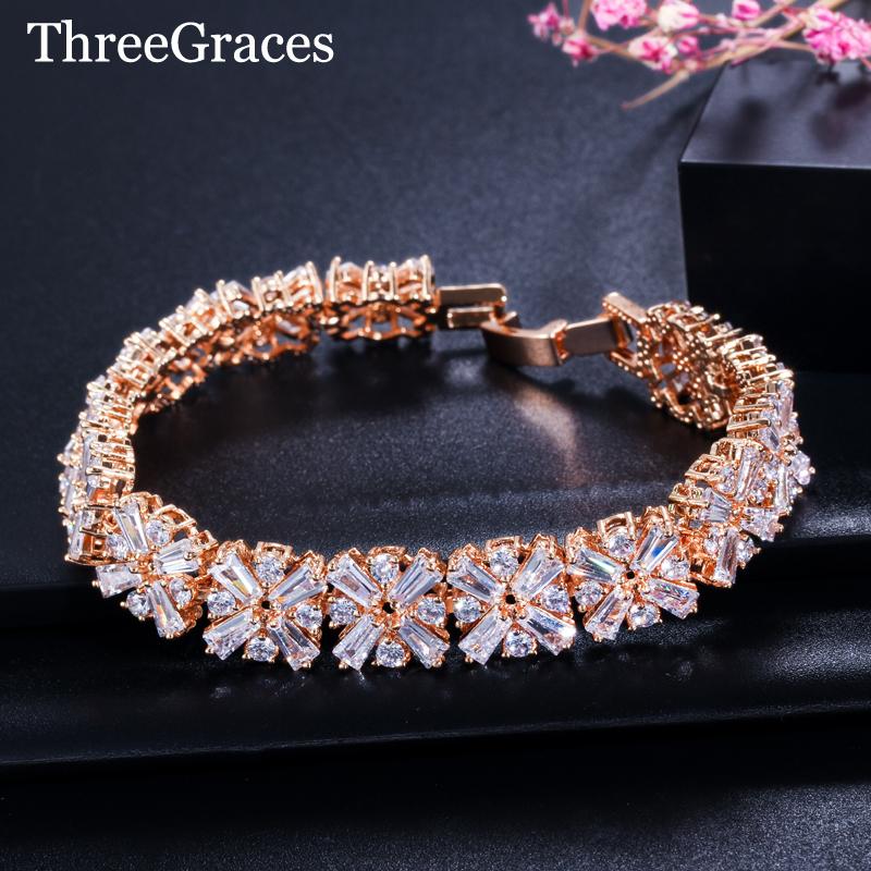 Link, Chain ThreeGraces European Style Snowflake Flower Cubic Zirconia Crystal Bridal Charm Wedding Bracelet Bangle For Women BR043, Black
Link, Chain ThreeGraces European Style Snowflake Flower Cubic Zirconia Crystal Bridal Charm Wedding Bracelet Bangle For Women BR043, Black