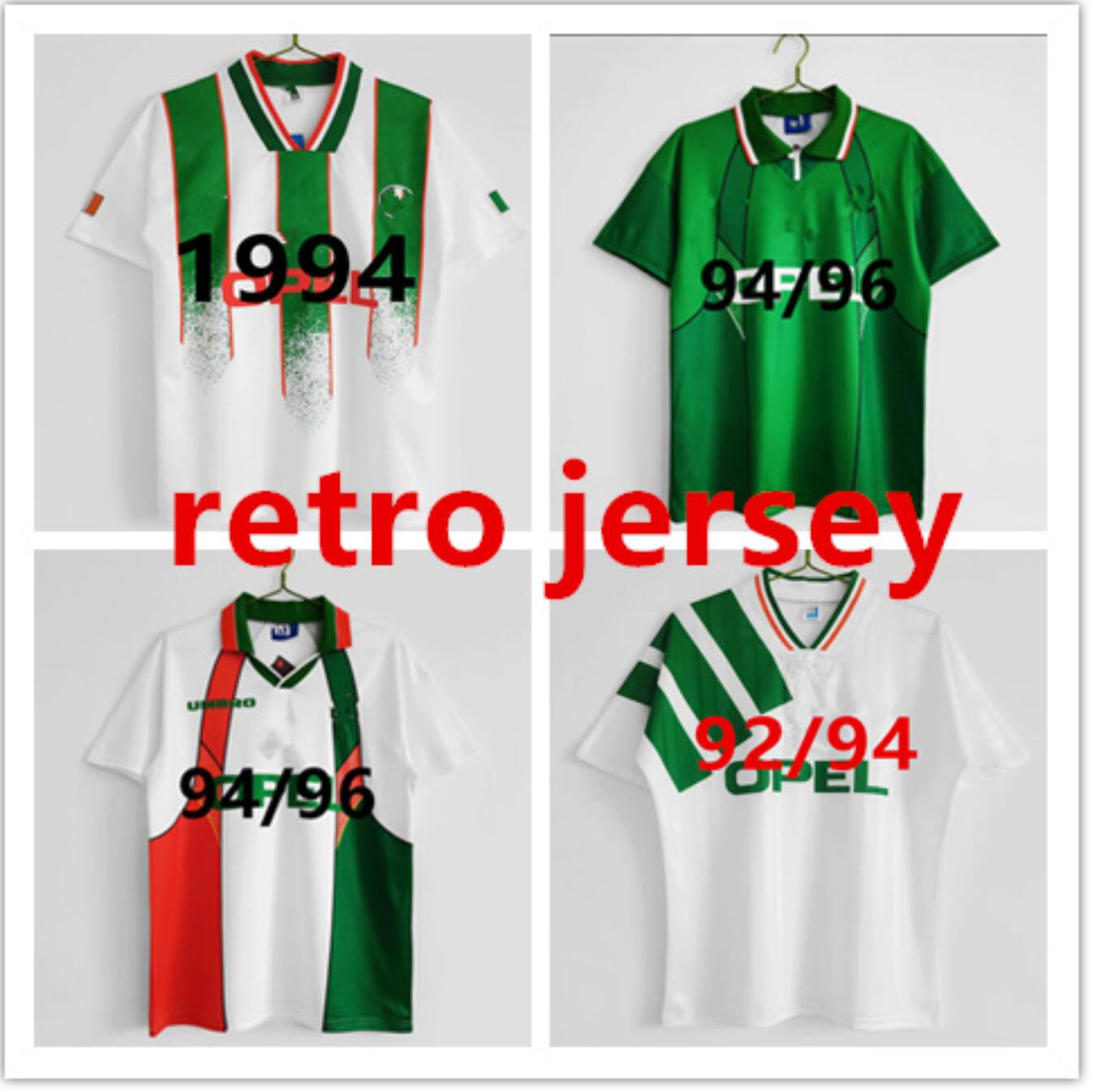 TOP 1992 1993 Ireland retro soccer jersey 1990 home classic vintage Irish Sheedy 1994 1995 1996 away football shirts 1997 1998 McGRATH KEANE HOUGHTON ALDRIDGE, Yellow
TOP 1992 1993 Ireland retro soccer jersey 1990 home classic vintage Irish Sheedy 1994 1995 1996 away football shirts 1997 1998 McGRATH KEANE HOUGHTON ALDRIDGE, Yellow