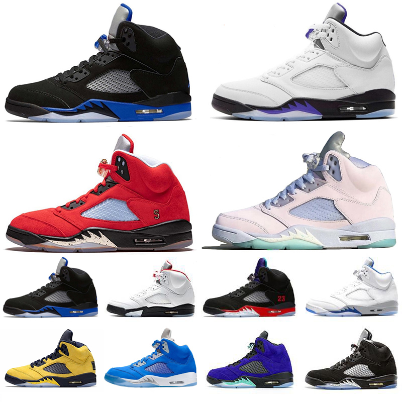 Jumpman 5 5S mens basketball shoes Concord Easter Bluebird Jade Horizon Sail White Oreo Racer Blue Green Bean Raging Bull Stealth men sports sneakers 40-47, Pay for box
Jumpman 5 5S mens basketball shoes Concord Easter Bluebird Jade Horizon Sail White Oreo Racer Blue Green Bean Raging Bull Stealth men sports sneakers 40-47, Pay for box