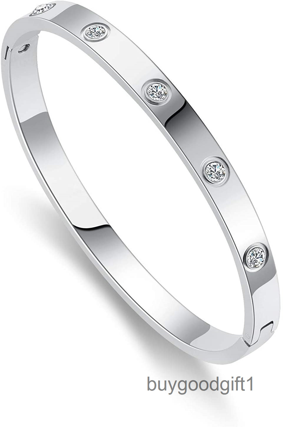 Love Bracelet Bangle for Women Gilrs with Cubic Zirconia Stones Stainless Steel Hinged Jewelry Crystal Oval Be, Black
Love Bracelet Bangle for Women Gilrs with Cubic Zirconia Stones Stainless Steel Hinged Jewelry Crystal Oval Be, Black