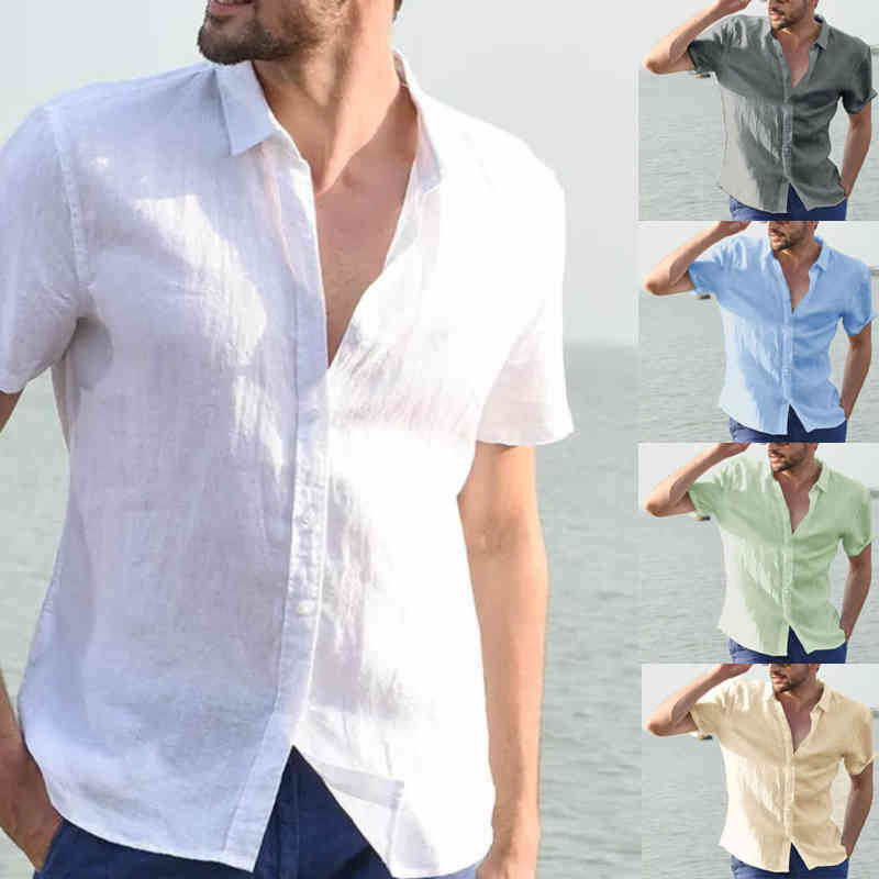 Summer Casual Shirts for Men Short Sleeve Linen cotton Shirt Masculina Camisa Slim Fit Male Blouse Homme Chemise, White;black
Summer Casual Shirts for Men Short Sleeve Linen cotton Shirt Masculina Camisa Slim Fit Male Blouse Homme Chemise, White;black