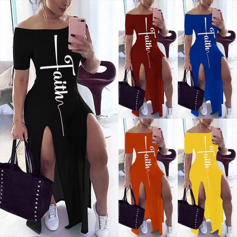 maxi faith letter print womens dress short sleeve summer streetwear ladies casual off shoulder split sexy, Black;gray
maxi faith letter print womens dress short sleeve summer streetwear ladies casual off shoulder split sexy, Black;gray