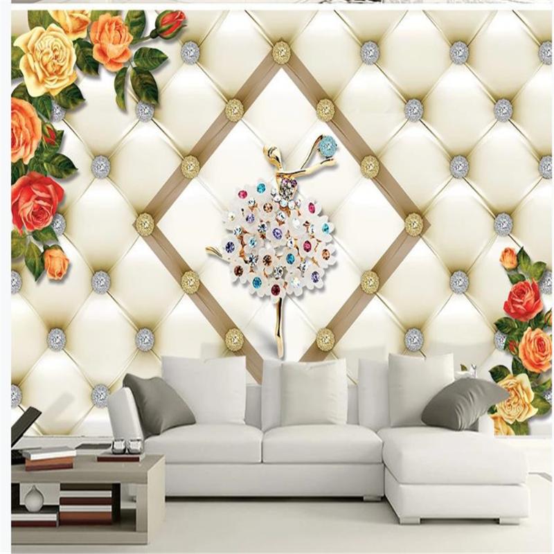 Wallpapers European Soft Package Jewelry 3D Wallpaper Background Wall Painting Modern For Living Room, As pic
Wallpapers European Soft Package Jewelry 3D Wallpaper Background Wall Painting Modern For Living Room, As pic
