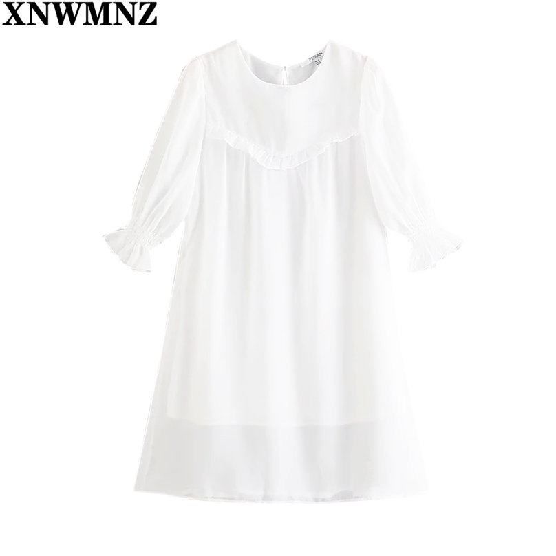 Women Fashion Chic Solid Mini Dress Female Vintage O-Neck Short Sleeve A Line Loose Casual Summer Dresses Vestidos 210520, White
Women Fashion Chic Solid Mini Dress Female Vintage O-Neck Short Sleeve A Line Loose Casual Summer Dresses Vestidos 210520, White