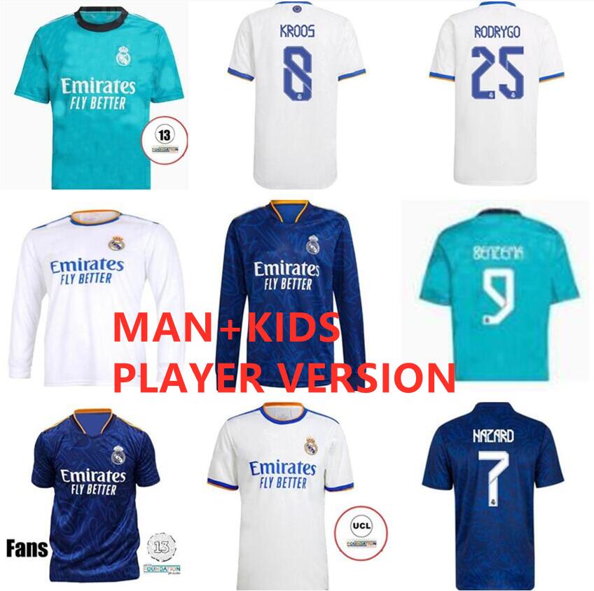 REAL MADRID jerseys 20 21 soccer football shirt HAZARD SERGIO RAMOS BENZEMA ASENSIO camiseta men + kids kit 2021 fourth 4th HUMANRACE, Purple 
REAL MADRID jerseys 20 21 soccer football shirt HAZARD SERGIO RAMOS BENZEMA ASENSIO camiseta men + kids kit 2021 fourth 4th HUMANRACE, Purple