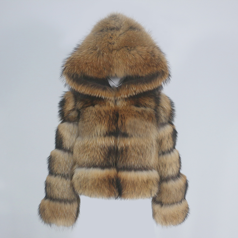 OFTBUY 2021 New Winter Jacket Women Big Fluffy Real Fur Coat Natural Raccoon Fur Hood Thick Warm Outerwear Streetwear Removable, Length 45cm vest
OFTBUY 2021 New Winter Jacket Women Big Fluffy Real Fur Coat Natural Raccoon Fur Hood Thick Warm Outerwear Streetwear Removable, Length 45cm vest