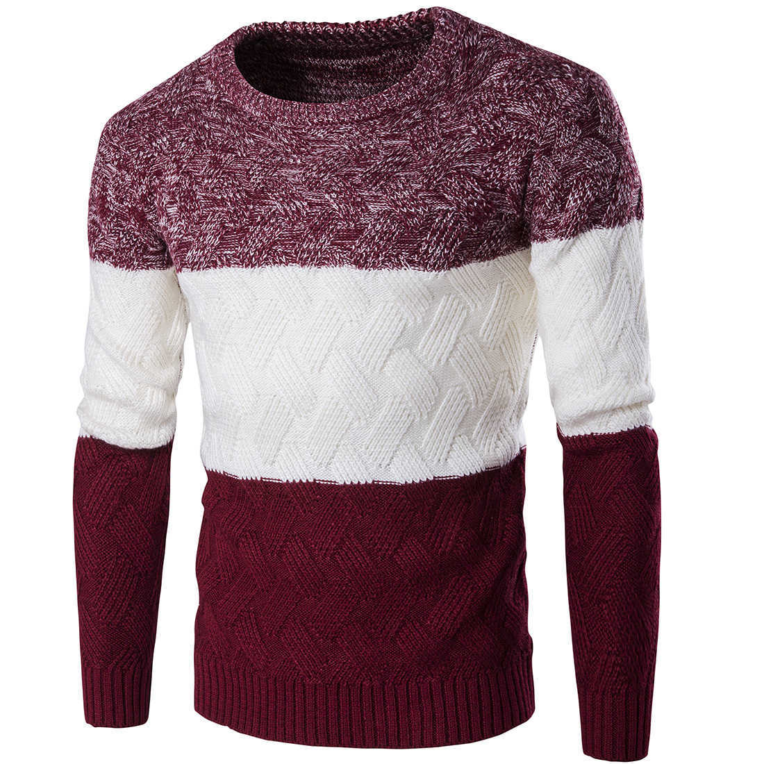 Casual Sweater Men Slim Fit Knitwear Outwear Warm Winter Sweaters 210818