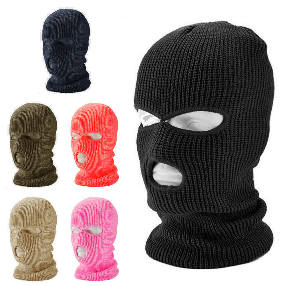 Full Face Cover Ski Mask Hat 3 Holes Balaclava Army Tactical CS Windproof Knit Beanies Bonnet Winter Warm Unisex Caps WXY168, White
Full Face Cover Ski Mask Hat 3 Holes Balaclava Army Tactical CS Windproof Knit Beanies Bonnet Winter Warm Unisex Caps WXY168, White