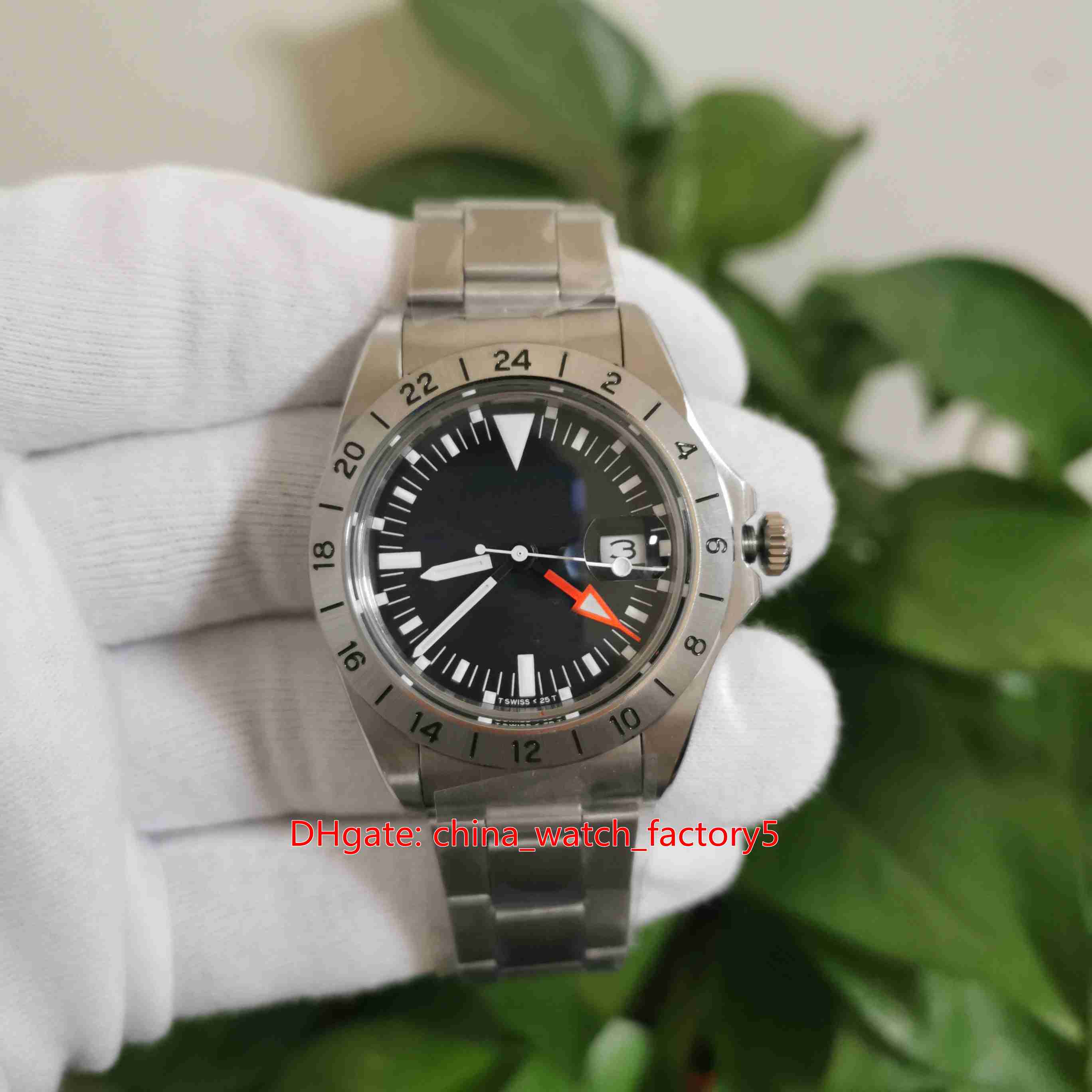 FG Factory Top Quality Watches Vintage 40mm 1978 Explorer 1655 Orange Hand Freccione Asia 2813 Movement Mechanical Automatic Mens Watch Men's Wristwatches, No box papers
FG Factory Top Quality Watches Vintage 40mm 1978 Explorer 1655 Orange Hand Freccione Asia 2813 Movement Mechanical Automatic Mens Watch Men's Wristwatches, No box papers