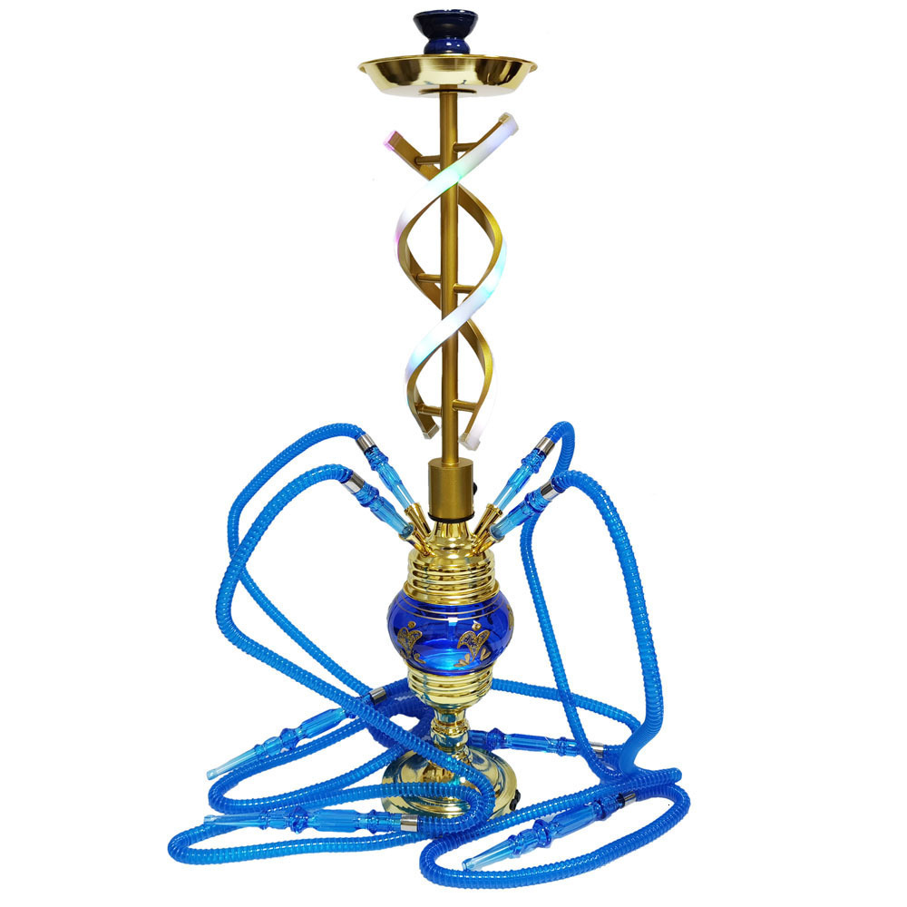 Hookah Arabian Full Set Bar Four People with Light Aluminum Alloy