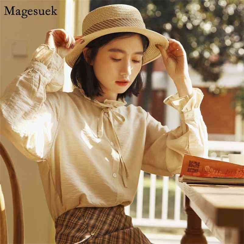 Women Autumn Vintage Cotton Blusas Solid Shirts Blouses Korean Tops Button Cardigan Long Sleeve Casual Clothes 10472 210518, Grey white
Women Autumn Vintage Cotton Blusas Solid Shirts Blouses Korean Tops Button Cardigan Long Sleeve Casual Clothes 10472 210518, Grey white